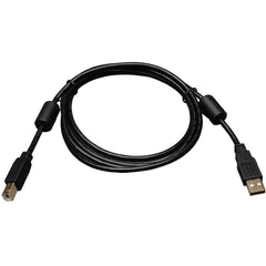 Tripp Lite USB 2.0 Data Transfer Cable, Gold-Plated A/B Male Connectors, Ferrite Chokes, 3ft Black, Enhanced Shielding for Error-Free Data, Copper Conductors - U023-003 (Lifetime Warranty)