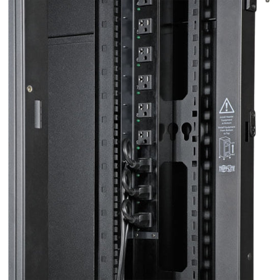 Tripp Lite SR45UBMD 45U Mediana Profundidad SmartRack Premium Enclosure Incluye Puertas y Paneles Laterales