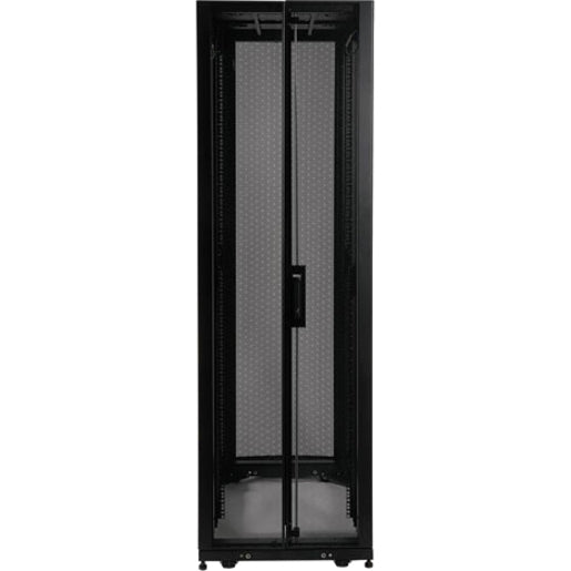 Tripp Lite SR45UBSD 45U SmartRack Shallow Depth Premium Enclosure Easy Assembly Heavy-Duty Casters Black  Tripp Lite SR45UBSD 45U SmartRack Ondiepe Diepte Premium Kast Eenvoudige Montage Zware Wielen Zwart