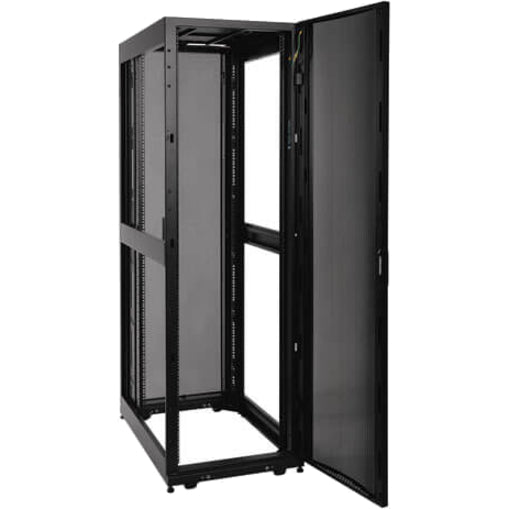 Tripp Lite SR42UB1032 SmartRack Rack Cabinet 42U 5 Year Warranty Black トリップライト SR42UB1032 SmartRack ラックキャビネット、42U、5年間保証、ブラック