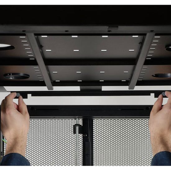 Top panel access and cable routing demonstration