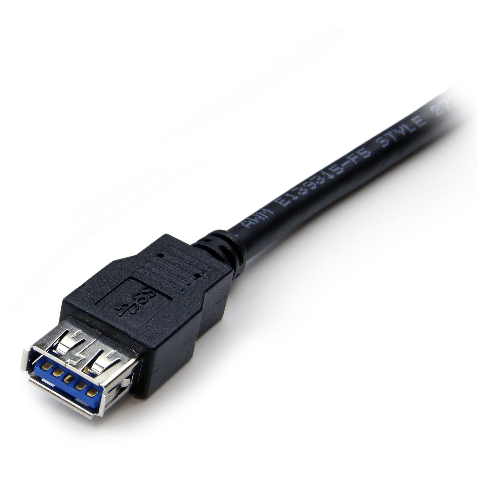 كابل تمديد USB 3.0 نوع A إلى نوع A - ذكر/أنثى بطول 6 أقدام باللون الأسود من StarTech.com، نقل بيانات عالية السرعة، ضمان مدي الحياة
