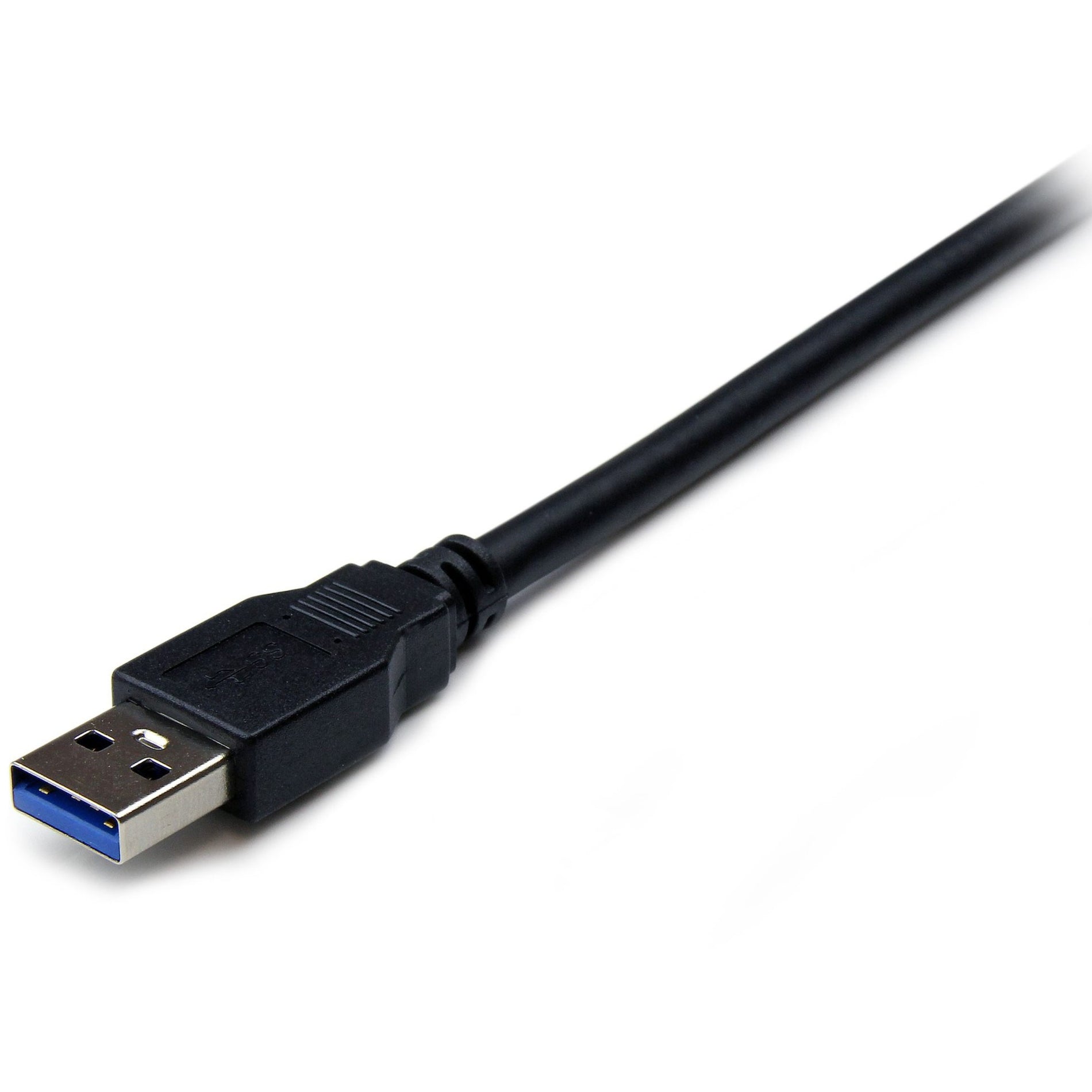 品牌名：StarTech.com 6 英尺 黑色 超高速 USB 3.0 延长线 A to A - M/F，高速数据传输，终身保修