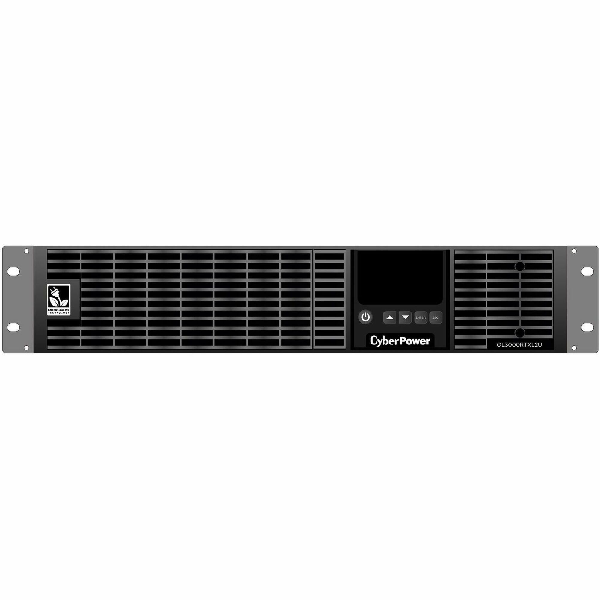 ไซเบอร์พาวเวอร์ OL3000RTXL2U ระบบ UPS แบบออนไลน์ Smart App 3000VA 100-125V คลื่นไซน์ LCD Rack/Tower UPS