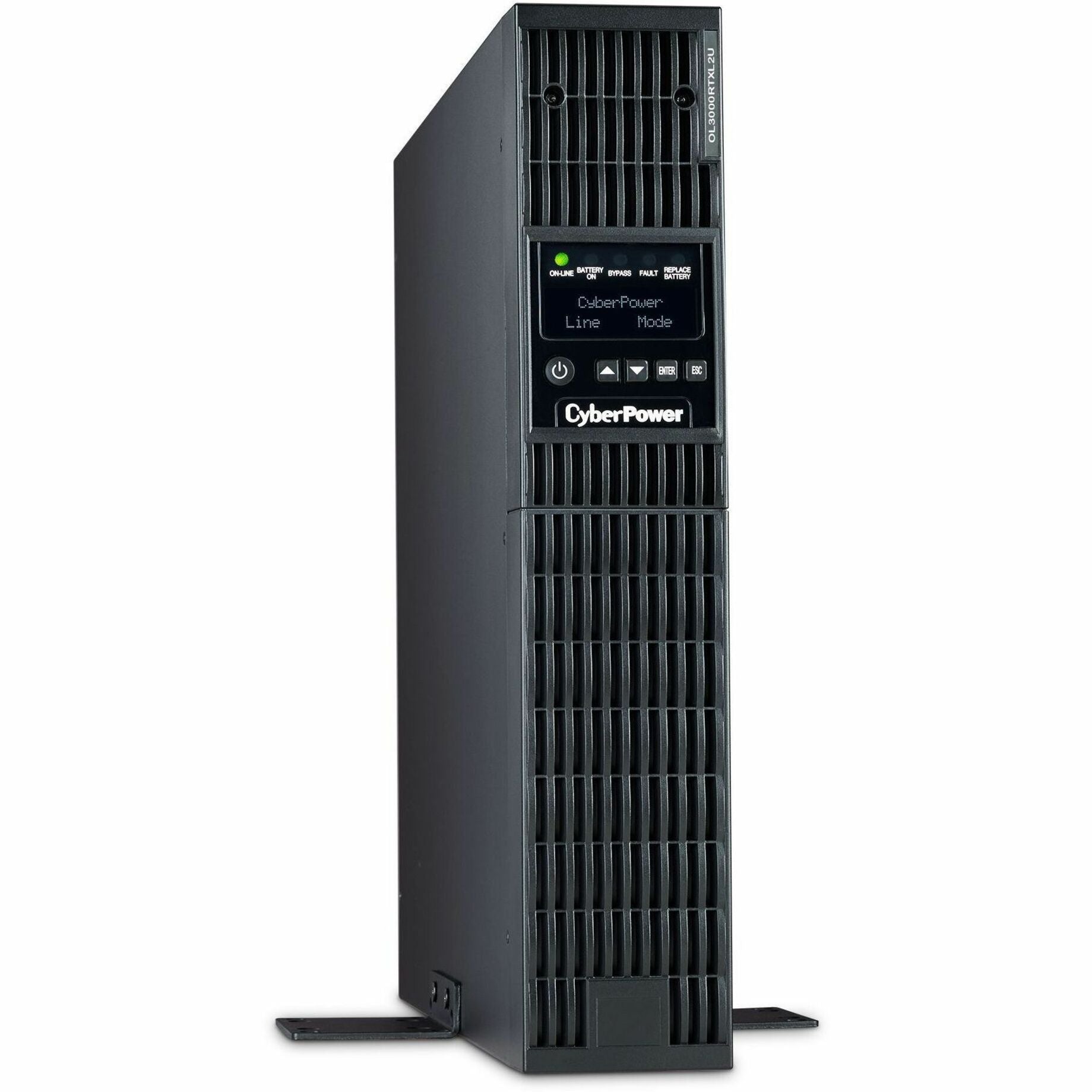 ไซเบอร์พาวเวอร์ OL3000RTXL2U ระบบ UPS แบบออนไลน์ Smart App 3000VA 100-125V คลื่นไซน์ LCD Rack/Tower UPS