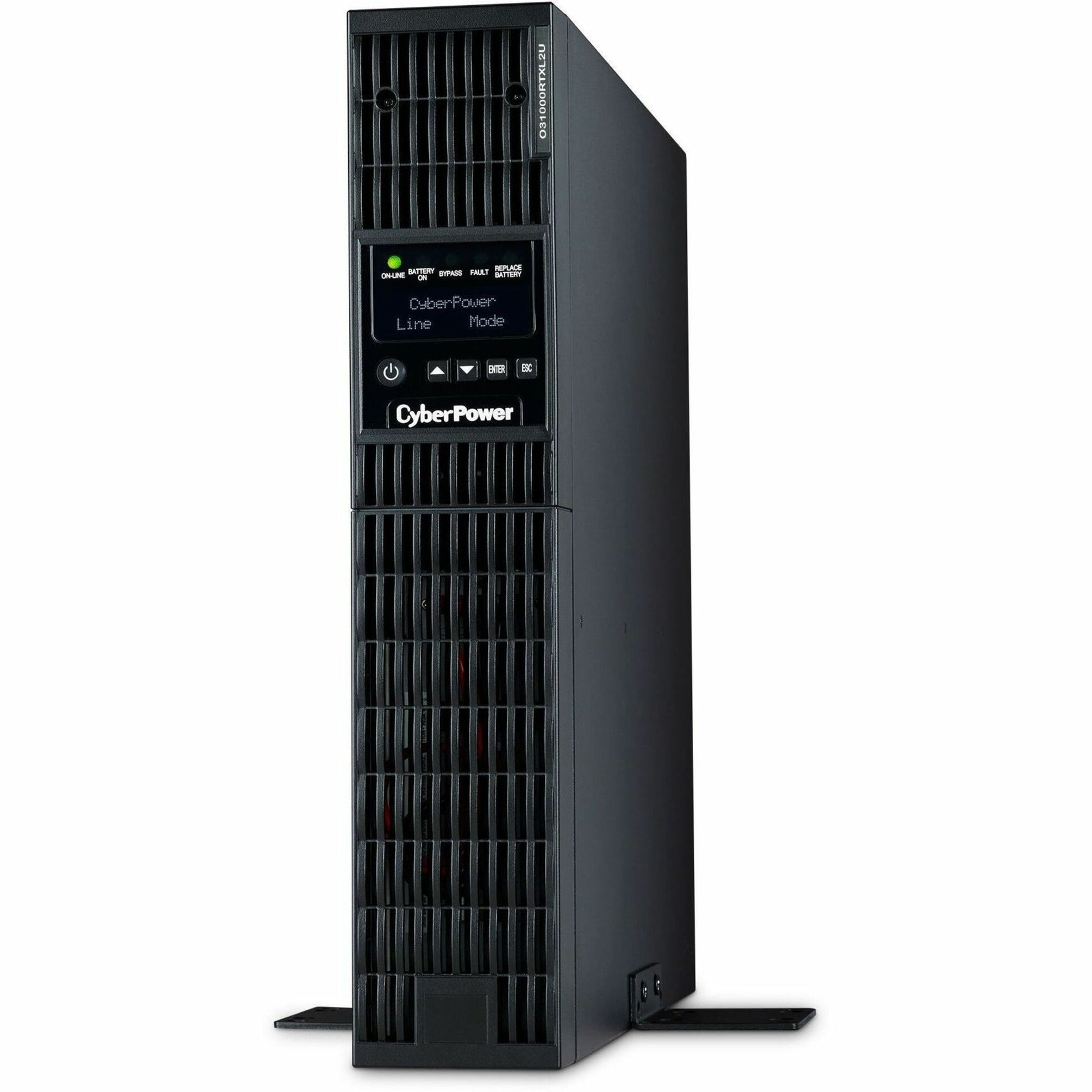 サイバーパワー OL3000RTXL2U スマートアプリオンライン UPS システム、3000VA 100-125V 正弦波 LCD ラック/タワー UPS ブランド名: サイバーパワー (CyberPower)