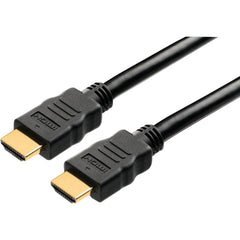 4XEM High Speed HDMI Cable, 3ft/1m, Gold-Plated, 4K UHD 3840x2160, 10.2Gbps, Audio Return Channel, EMI Shielded, Compatible with TV, Gaming Console, Home Theater - 4XHDMIMM3FT Black (Lifetime Warranty)