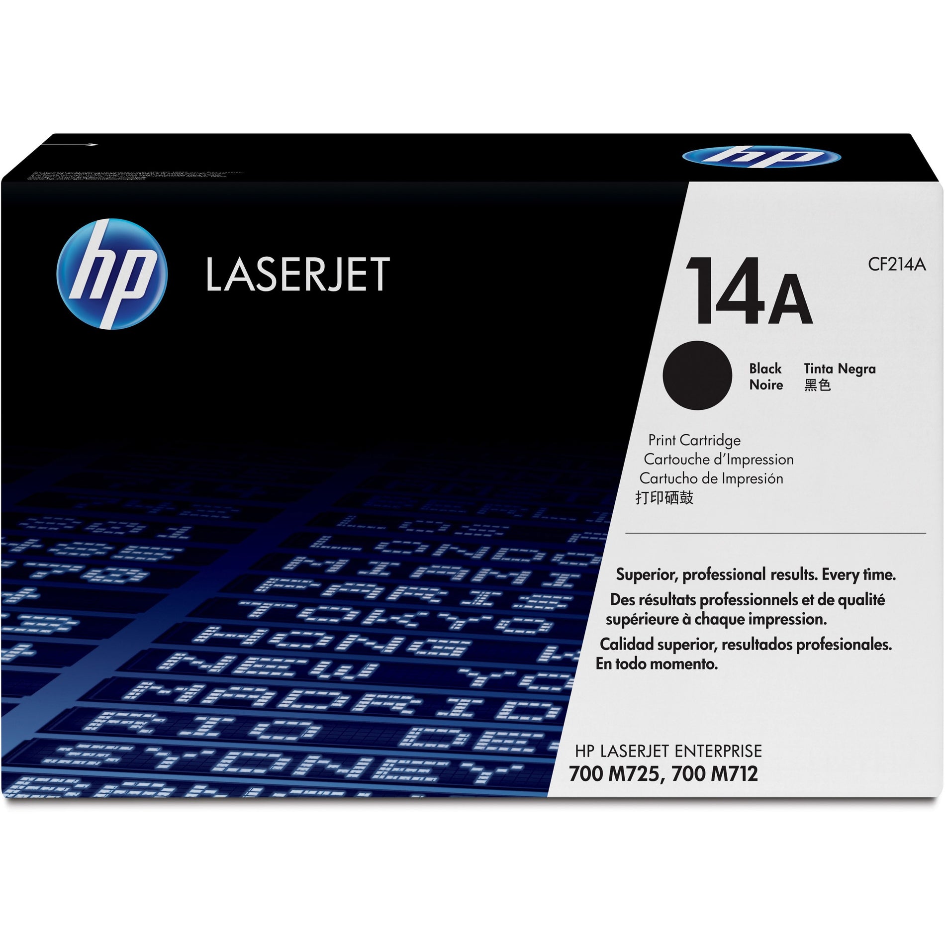 HP CF214A LaserJet Toner Cartridge 14A 10000 Pg Yield Schwarz