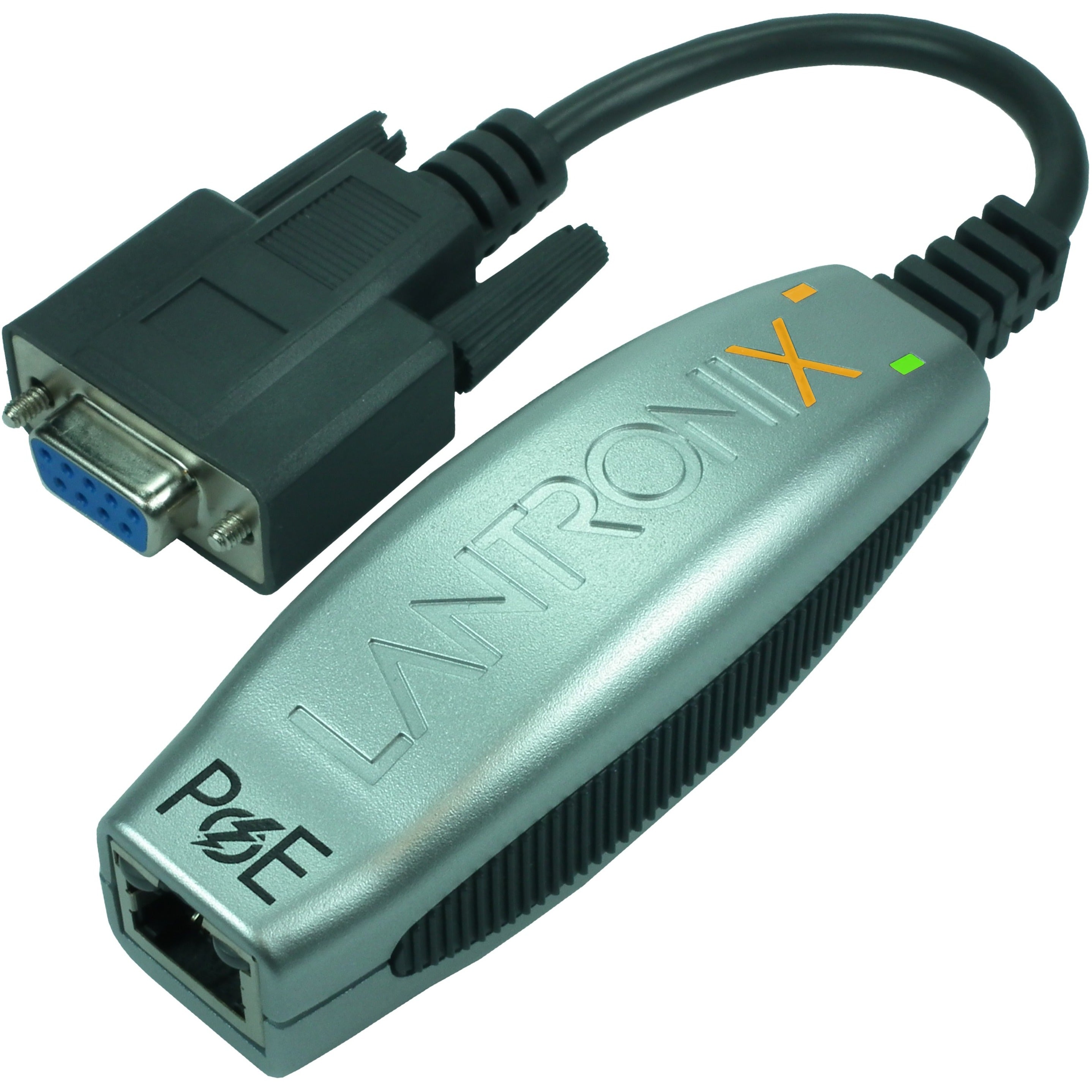 Lantronix XDT10P0-01-S xDirect PoE Single Port RS232/422/485 10/100 Device Server, Twisted Pair, Fast Ethernet