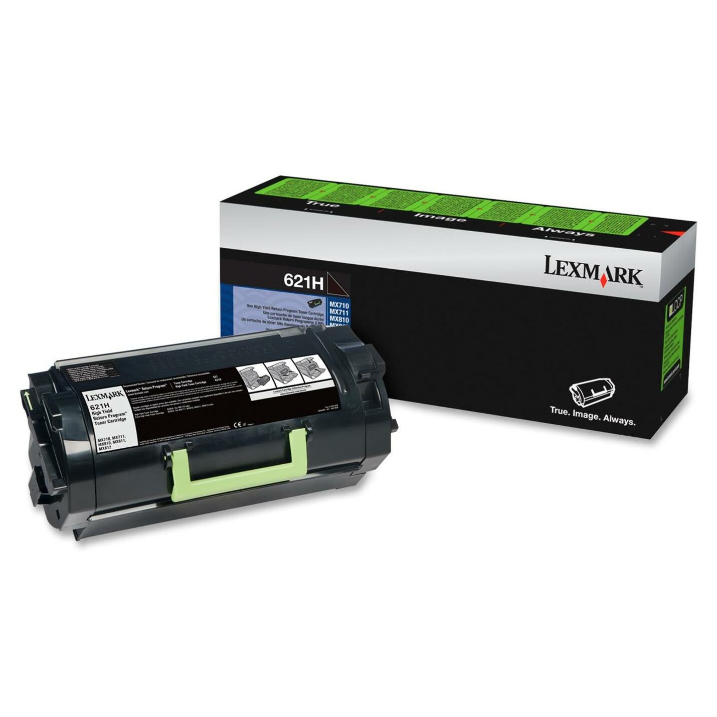 雷士 Lexmark 62D1H00 621H 單色碳粉盒，25000 頁產量