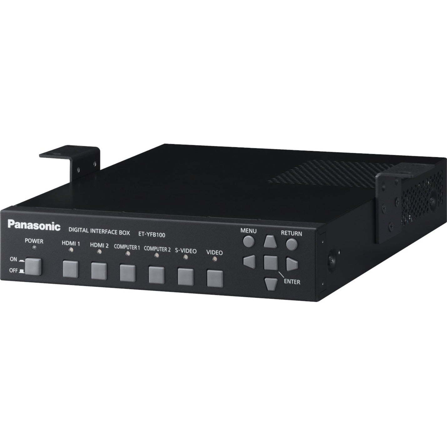 Panasonic ET-YFB100G Digital Interface Box - Simple AV Transmission System, VGA/HDMI Inputs, Twisted Pair, 328.08 ft Operating Distance