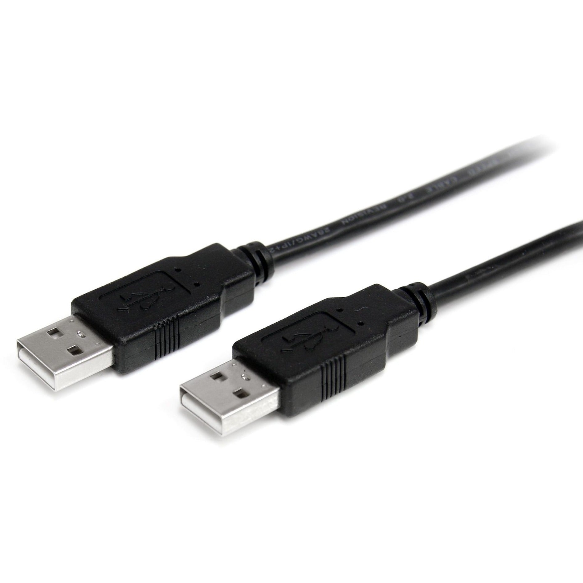 StarTech.com USB2AA1M 1m USB 2.0 A to A Cable - M/M, High-Speed Data Transfer, Lifetime Warranty