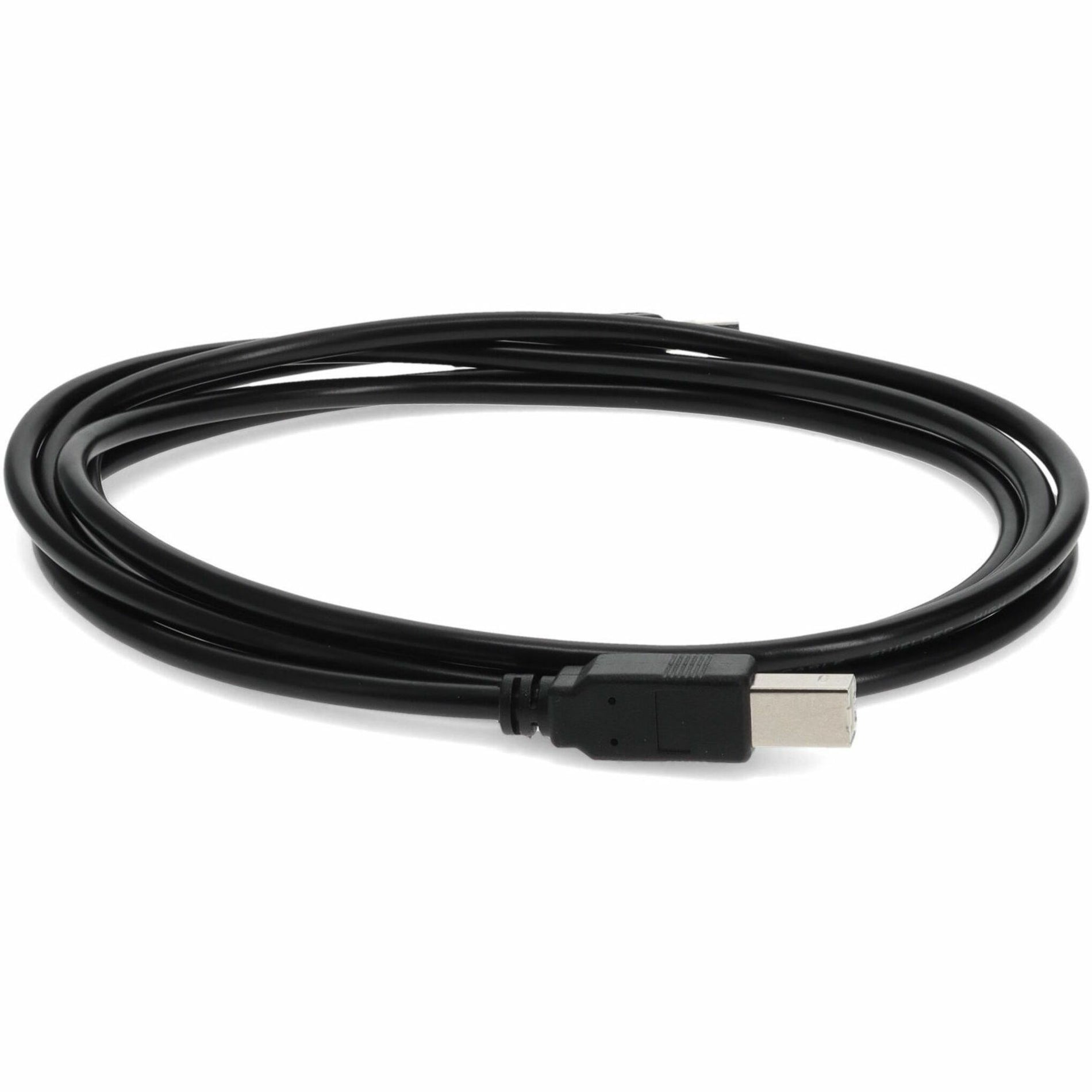 品牌: AddOn  产品名称: USBEXTAB6 6英尺USB 2.0 A到B延长线 - 公对公 黑色