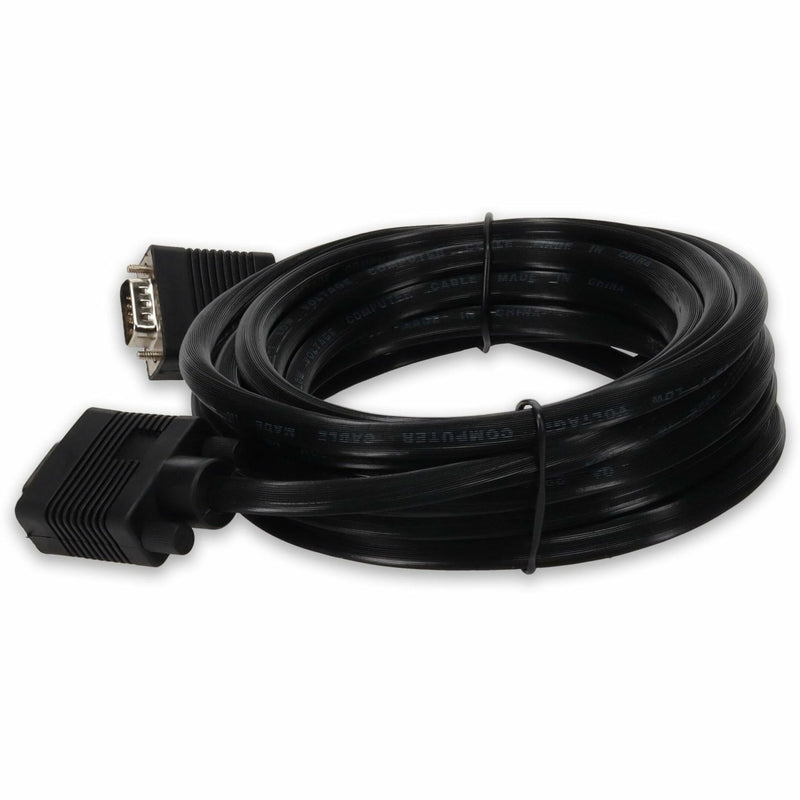 25-foot VGA cable coiled showing right side angle view