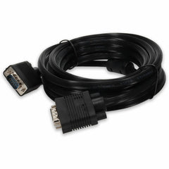 AddOn 25ft VGA High Resolution Monitor Cable, Male to Male, HD-15 Connectors, Copper Conductor, Supports Video Devices, Black - VGAMM25 (3 Year Warranty)