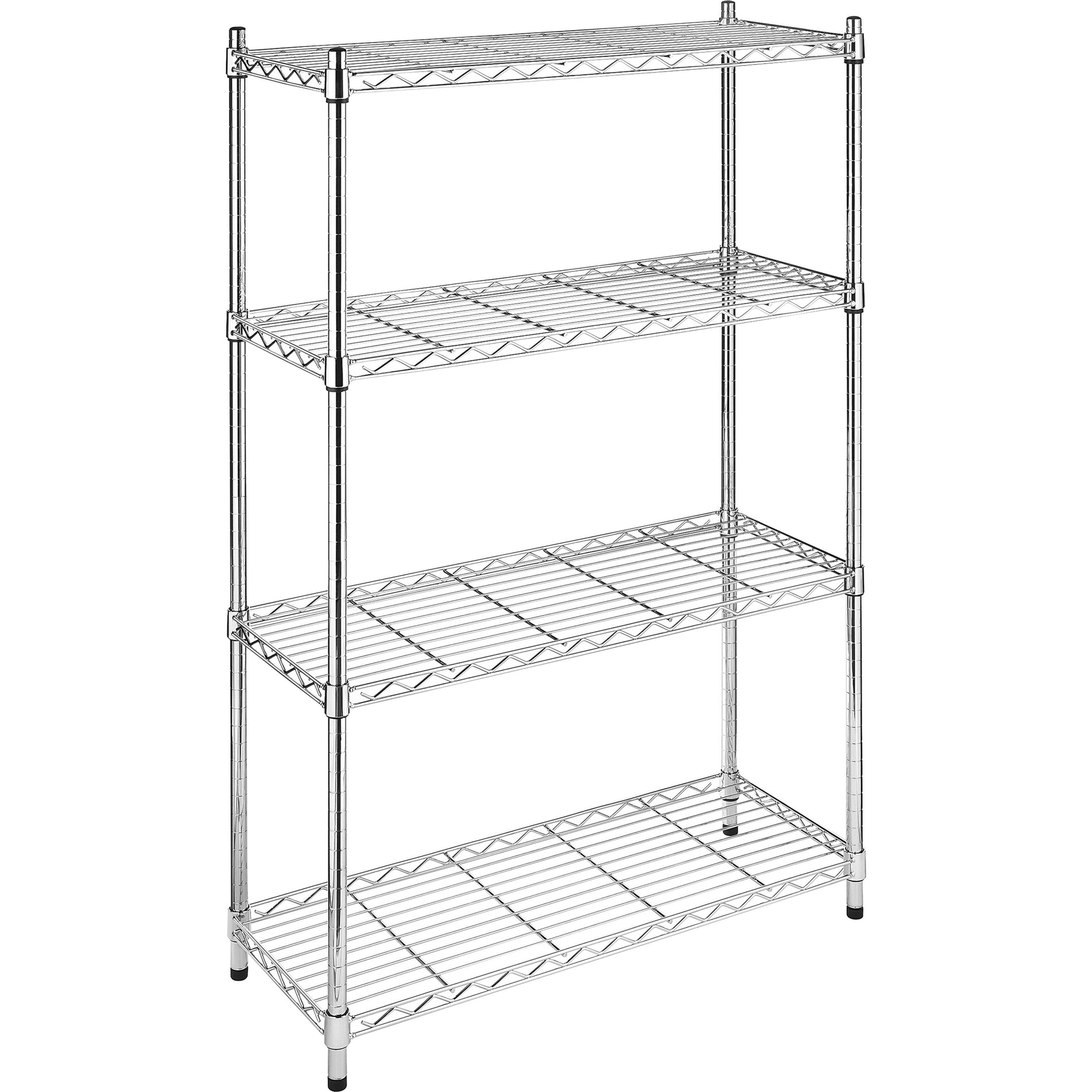 Whitmor 6060-322 4-Tier Supreme Shelving, Adjustable, Durable, Sturdy, 350 lb Maximum Load Capacity