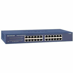 Netgear ProSafe JGS524NA 24-Port Gigabit Ethernet Switch, Rack-Mountable, 10/100/1000Base-T Network Solution, Unmanaged Layer 2, 48Gbps Bandwidth (Lifetime Warranty)