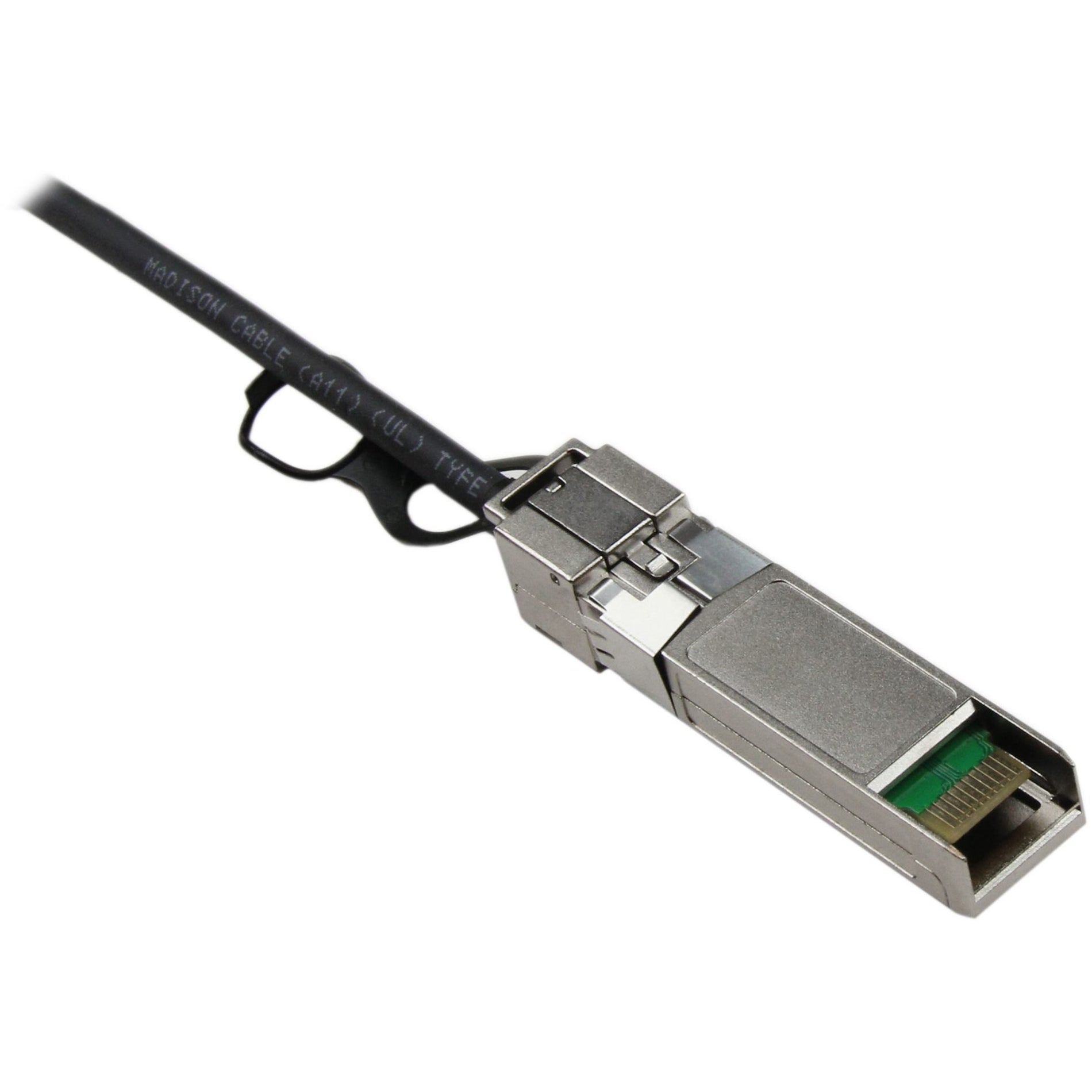 StarTech.com SFPCMM3M 3m Cisco Compatible SFP+ 10-Gigabit Ethernet (10GbE) Twinax Direct Attach Cable, Passive, Hot-swappable, 10 Gbit/s Data Transfer Rate