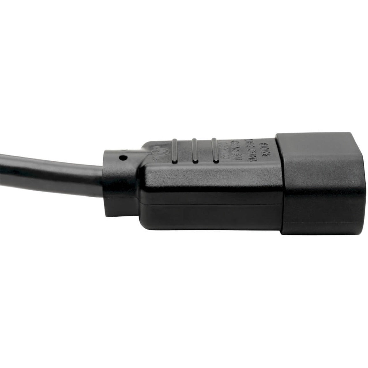 Tripp Lite P004-002 Power Extension Cord, 2 ft, 10A, 100V AC/250V AC, Black