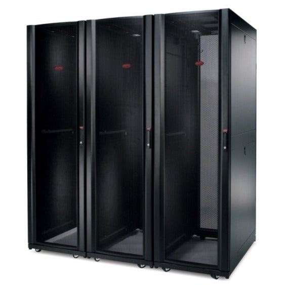 Multiple NetShelter SX cabinets shown in row configuration