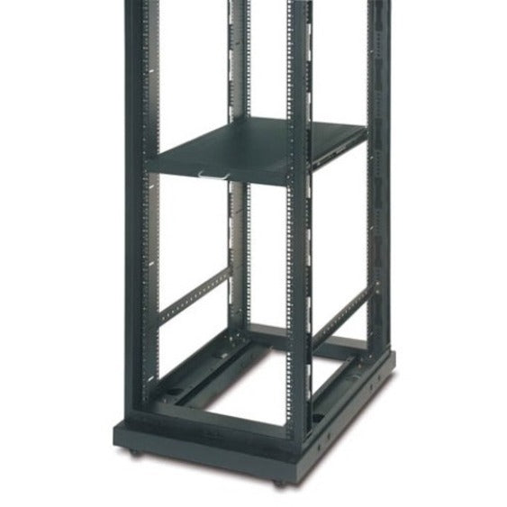 Server rack frame showing adjustable mounting rails and EIA-310-D compliance