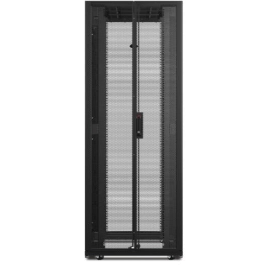 Front access view of NetShelter cabinet with doors-alternate-image5