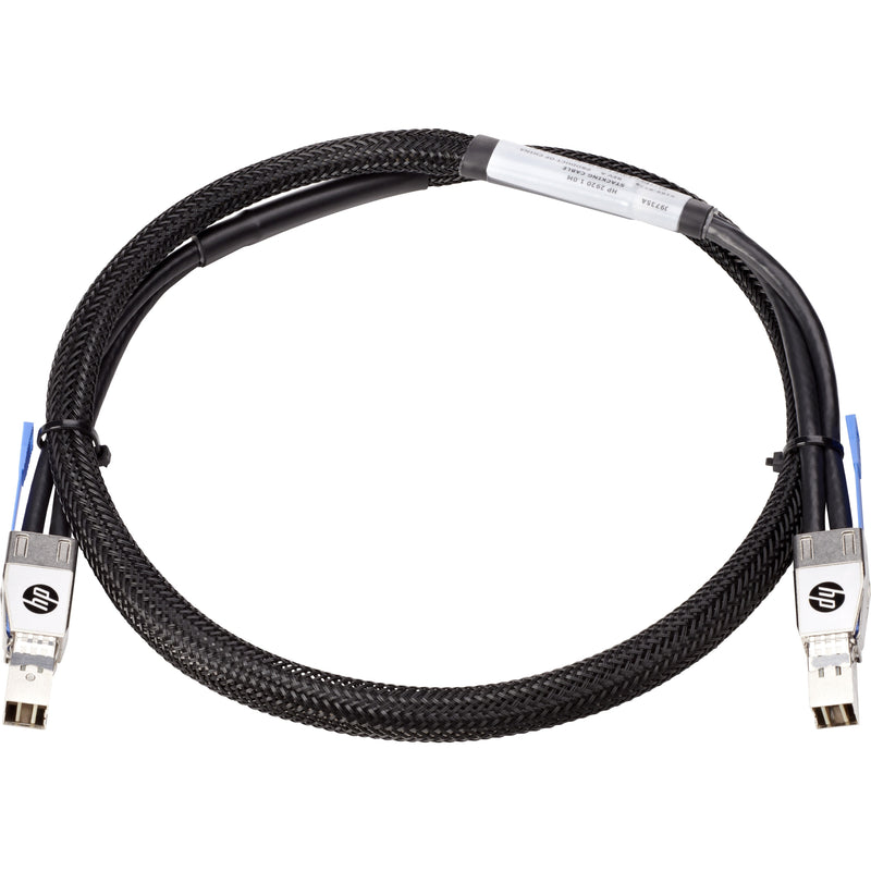 HPE J9735A 2920 1m black braided stacking cable with branded connectors