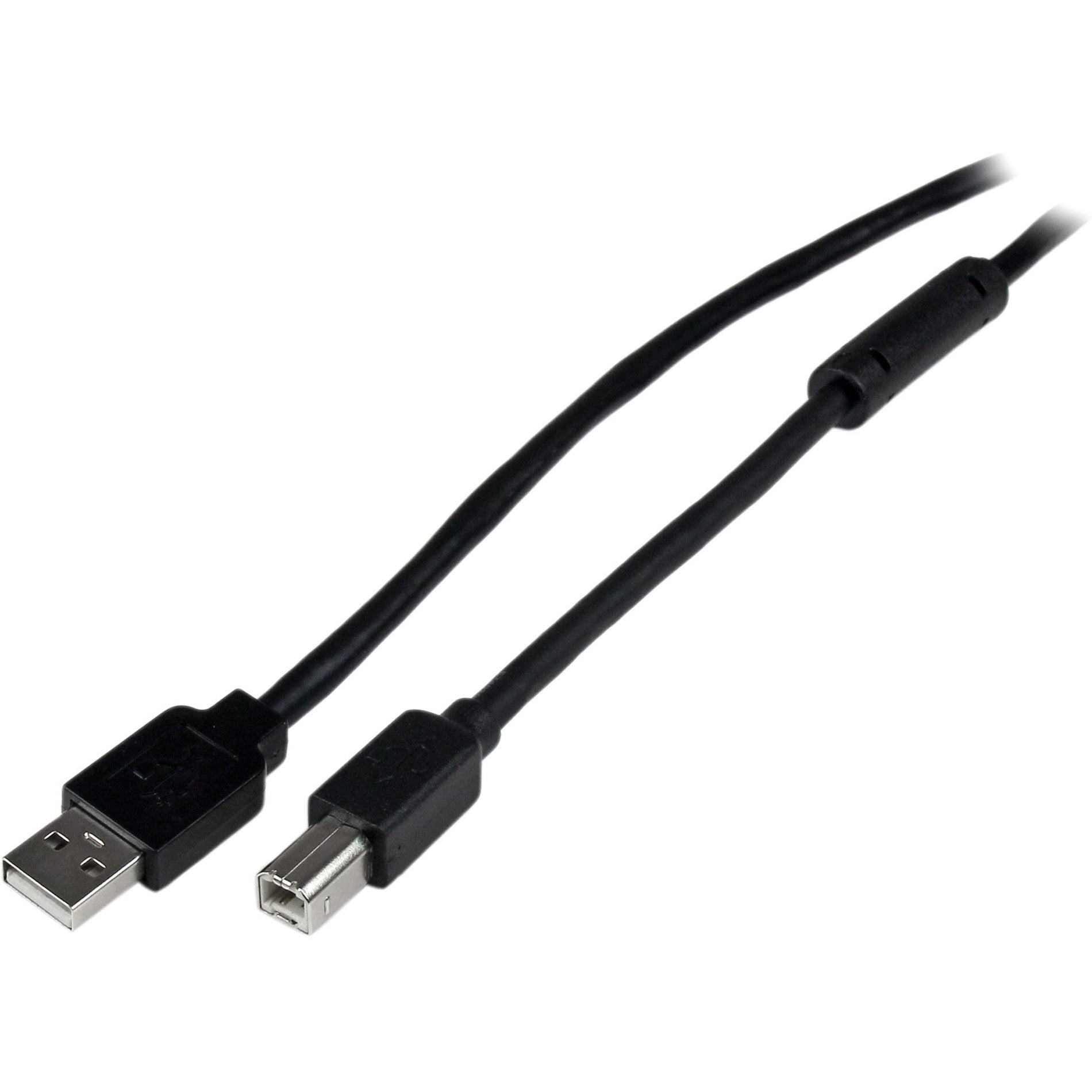 StarTech.com 20m / 65 ft Active USB 2.0 A to B Cable - M/M (USB2HAB65AC) Main image