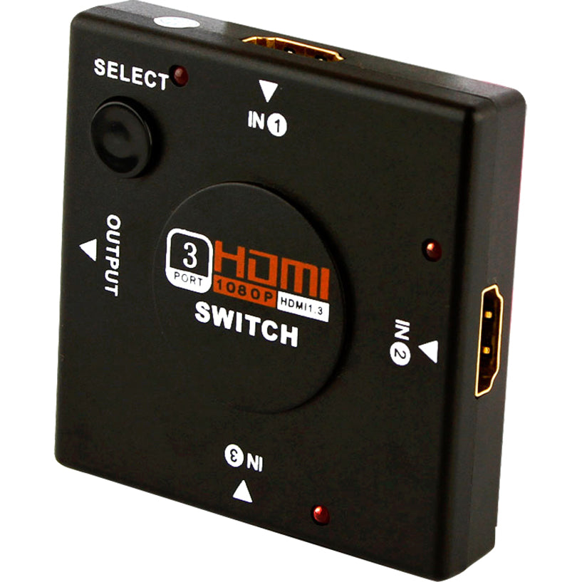 4XEM 4XHDMISW3X1 3 Cổng HDMI Switch Hỗ trợ Full HD Kết nối 3 Thiết bị HDMI đến 1 Màn hình HDMI