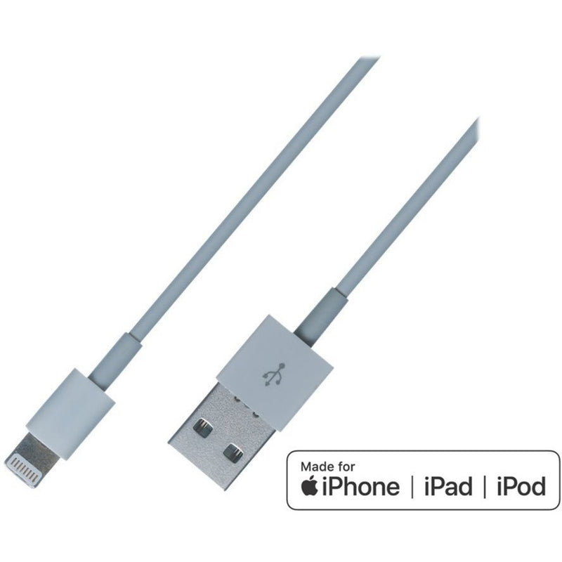 Close-up of Lightning and USB connectors showing premium construction