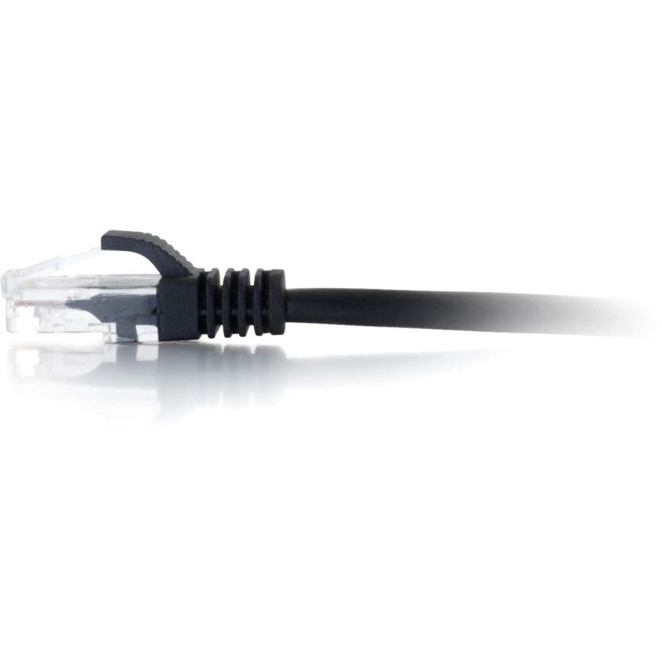 C2G 03984 8ft Cat6 Snagless Ethernet Cable, Black - High-Speed Internet Connection