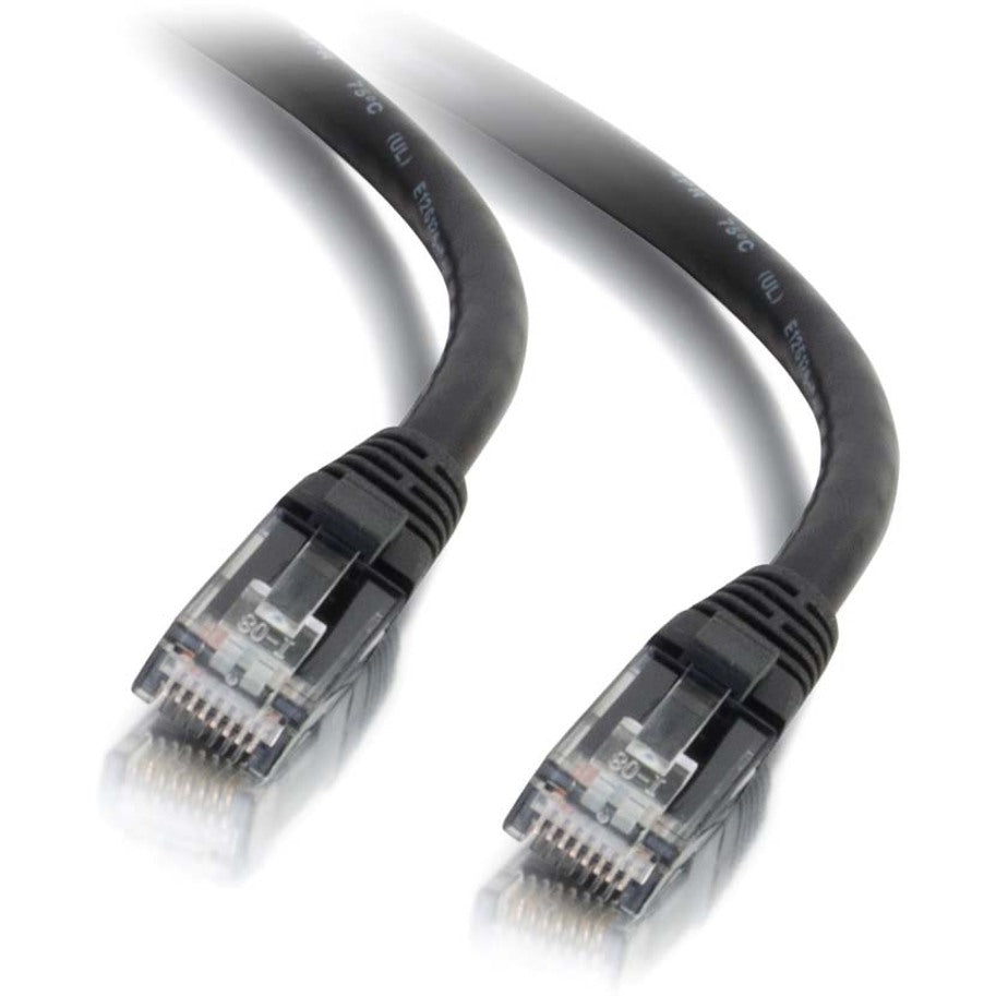 C2G 03984 8ft Cat6 Snagless Ethernet Cable, Black - High-Speed Internet Connection