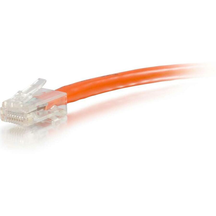 C2G 04191 2ft Cat6 Nicht-Gestiefeltes Ungeschirmtes (UTP) Ethernet-Netzwerkkabel Orange - High-Speed Internetverbindung