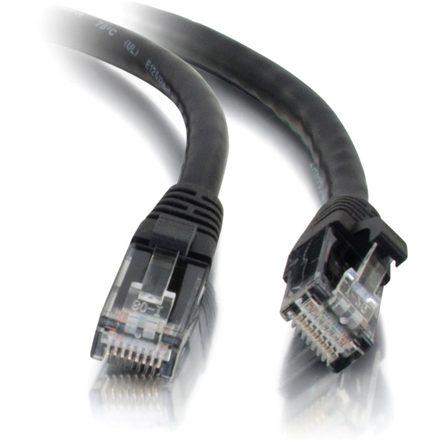 C2G 00408 30 ft Cat5e Snagless UTP Network Patch Cable, Black