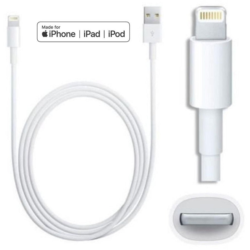 Cable de reemplazo Lightning 4XEM 4XLIGHTNING3 para Apple iPhone iPad iPod - Certificado por MFI longitud de 3 pies (1 metro)