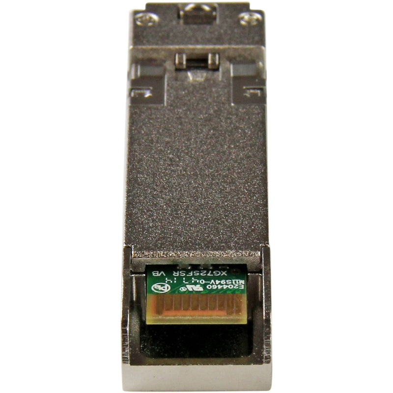 Detailed view of the SFP10GSRST's internal components and circuit board assembly