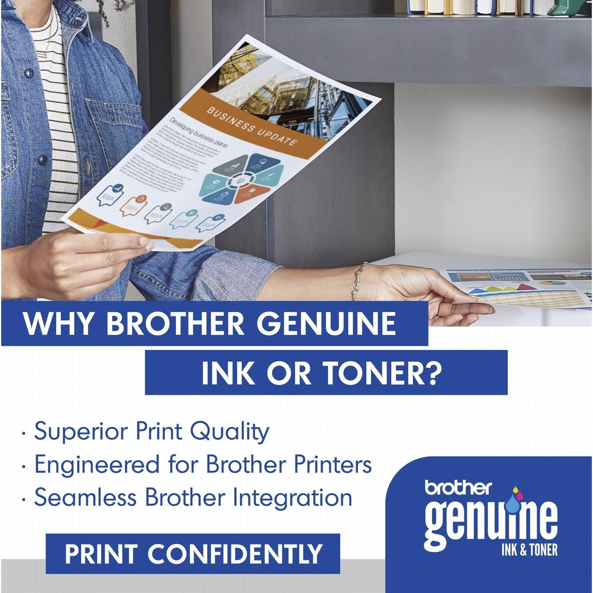 Demonstration of print quality using Brother genuine toner with business documents-alternate-image6