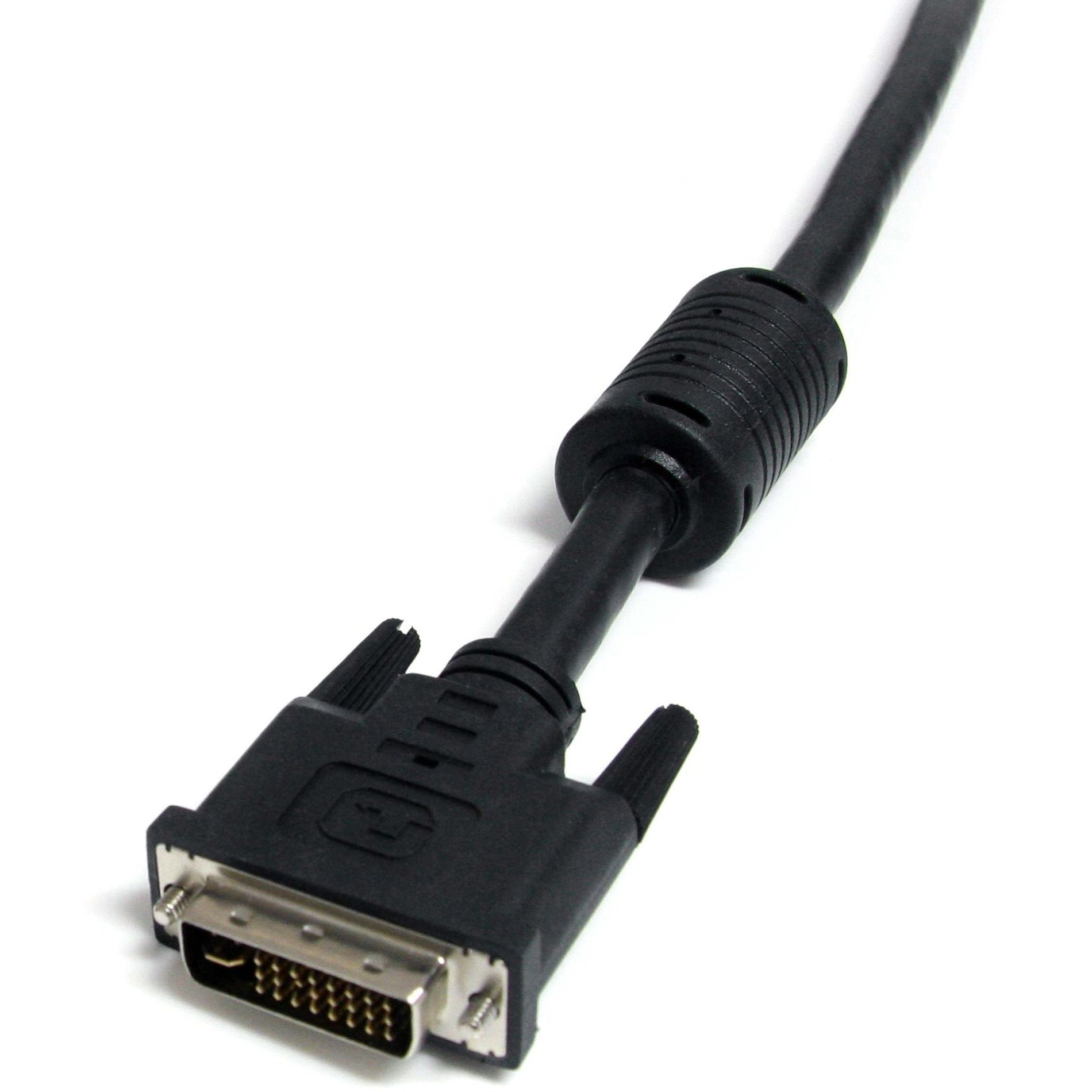 StarTech.com Câble de moniteur DVI-I double liaison de 10 pi - M/M câble vidéo haute vitesse pour ordinateur de bureau ordinateur portable écran projecteur