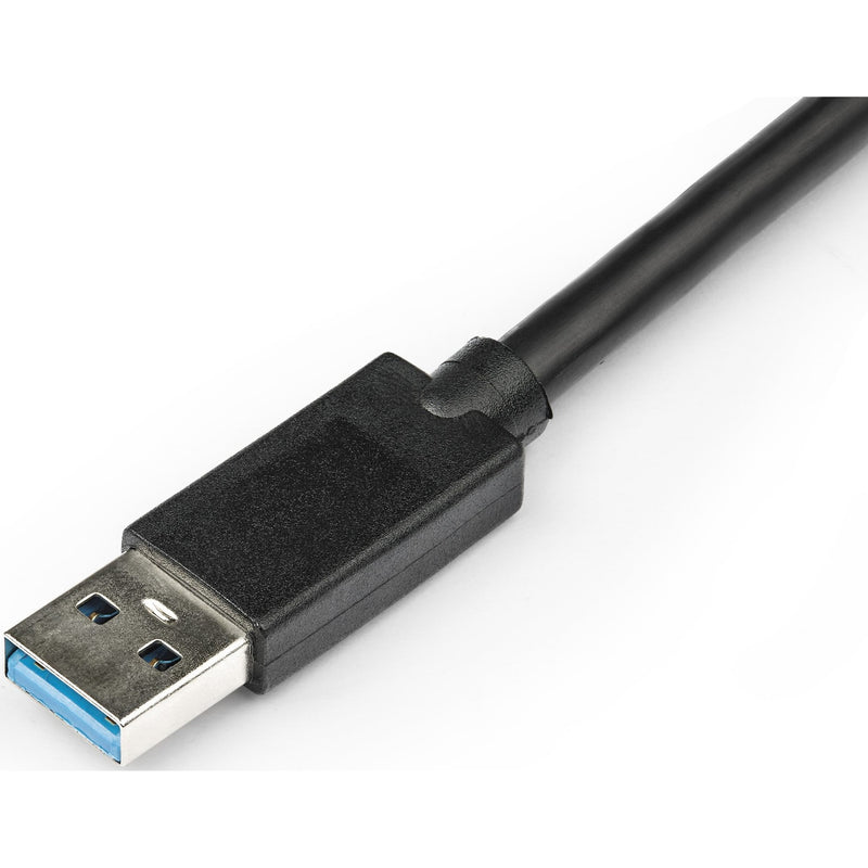 Detailed view of USB 3.0 connector on StarTech.com HDMI adapter