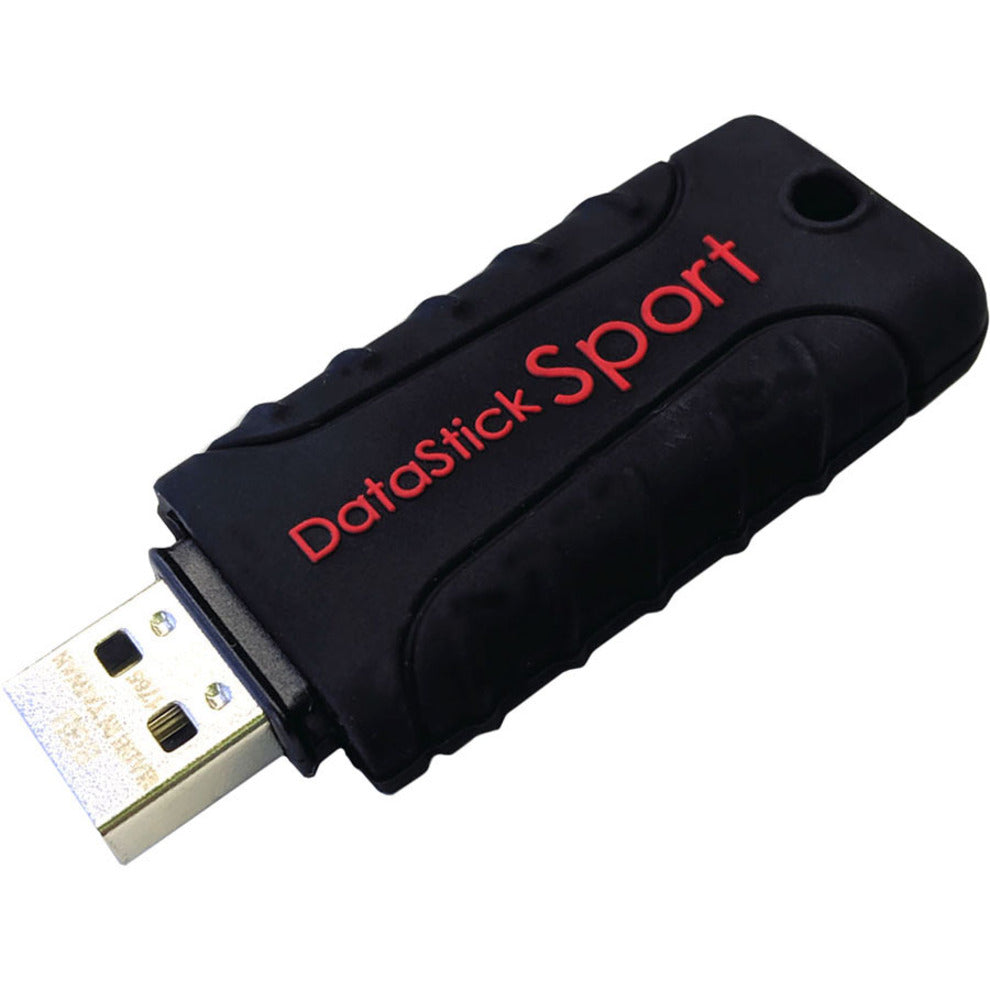 Angled view of Centon DataStick Sport USB drive emphasizing the USB connector design-alternate-image3