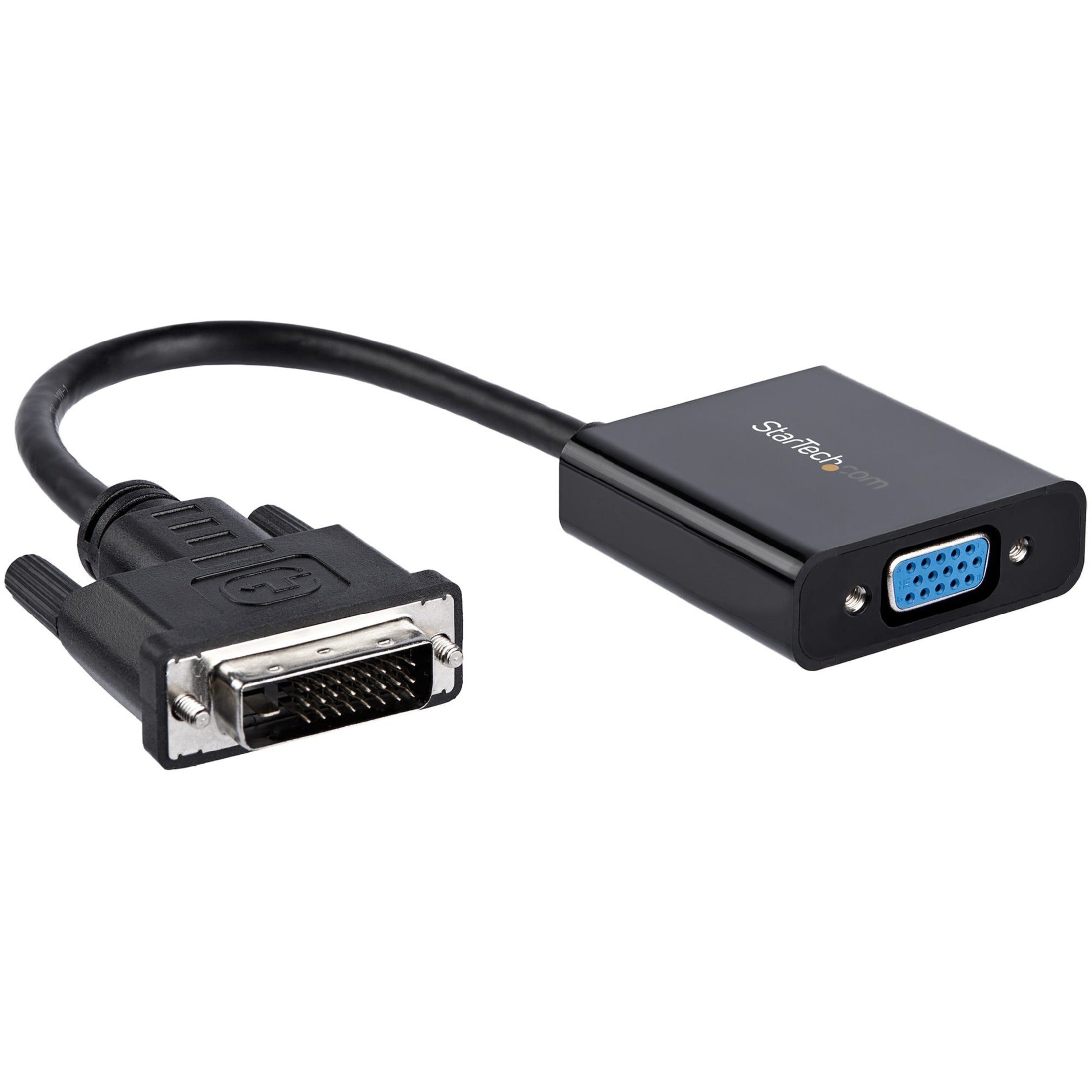 スタートレック ドットコム DVI2VGAE DVI-D から VGA アクティブアダプタコンバータ ケーブル - 1920x1200、USB 電力供給（USB PD）、2年保証