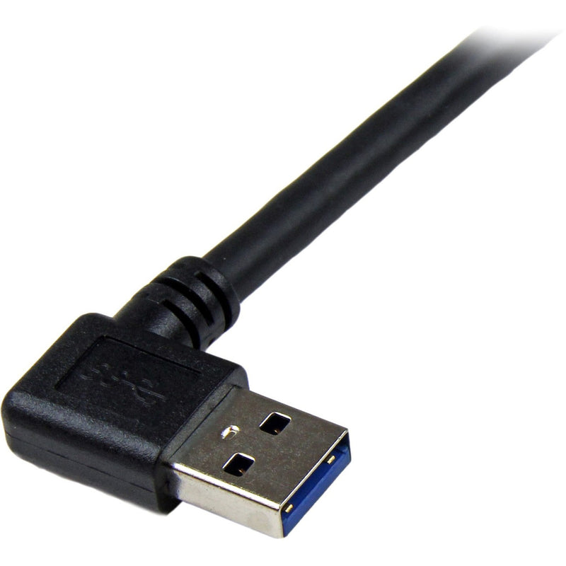 Close-up view of USB 3.0 Type-A connector showing strain relief and molded construction