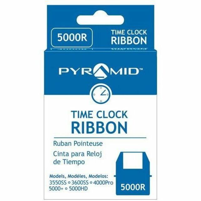 Pyramid Time Systems 5000R Replacement Ribbon Cartridge, Easy Installation, Black