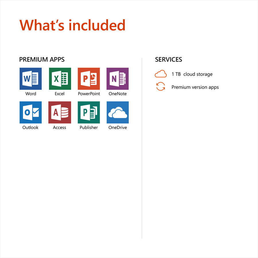 Microsoft AAA04258 Office 365 Home 32/64-bit, Subscription License for Up to 6 PC/Mac, Up to 6 User, 1 Year Validation