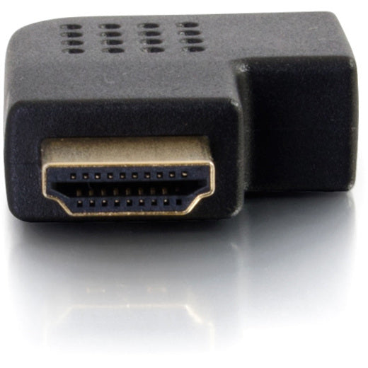 Detailed view of HDMI adapter's connector interface