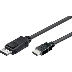 4XEM 4XDPMHDMIMCBL ハイスピード DisplayPort から HDMI アダプターケーブル、6 フィート、EMC/RF 保護 ブランド名:4XEM - 4XEM