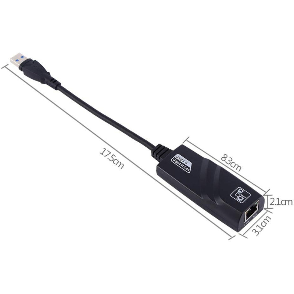 4XEM 4XUSB3GIGNET USB 3.0 To Gigabit Ethernet Adapter, 1 Year Warranty, Mac/PC Compatible, RoHS Certified