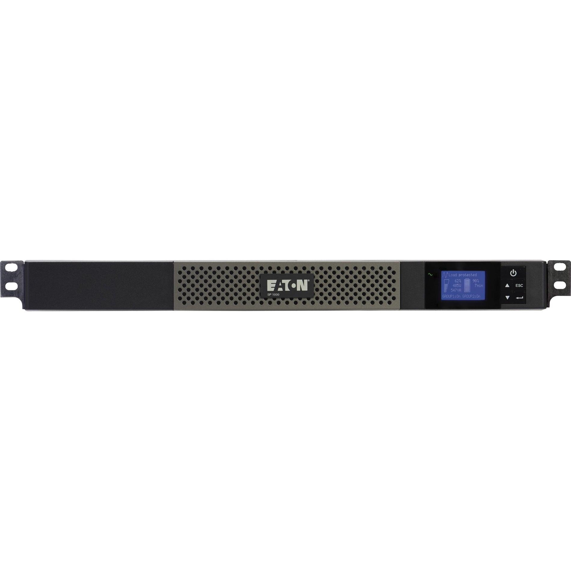 Eaton 5P 5P1000R Rackmount UPS, 1000VA 770W 120V Line-Interactive UPS, True Sine Wave, Cybersecure Network Card Option