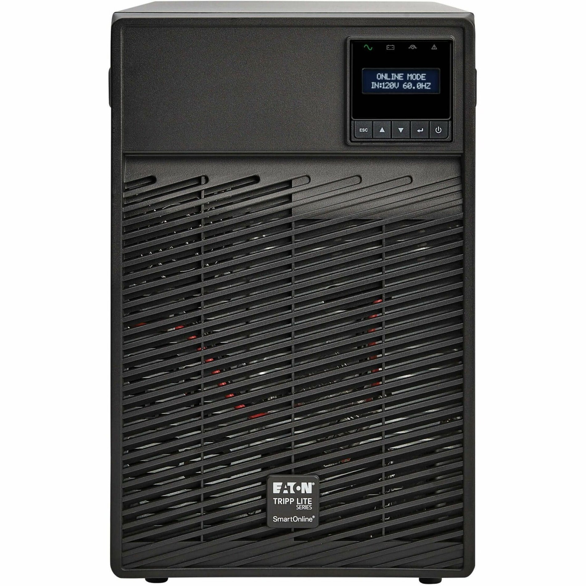 Side view of Tripp Lite SmartOnline UPS showing ventilation system and chassis design-alternate-image2