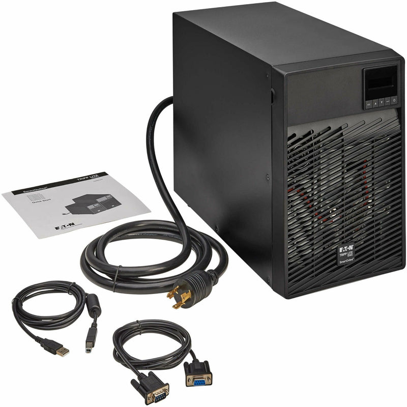 Tripp Lite SU3000XLCD UPS system with included cables and documentation